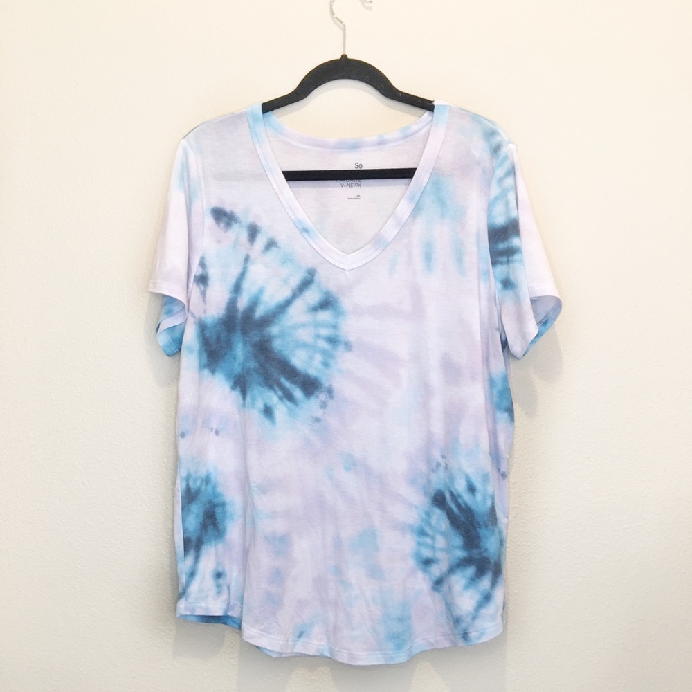 Tie Dye V-Neck Tee